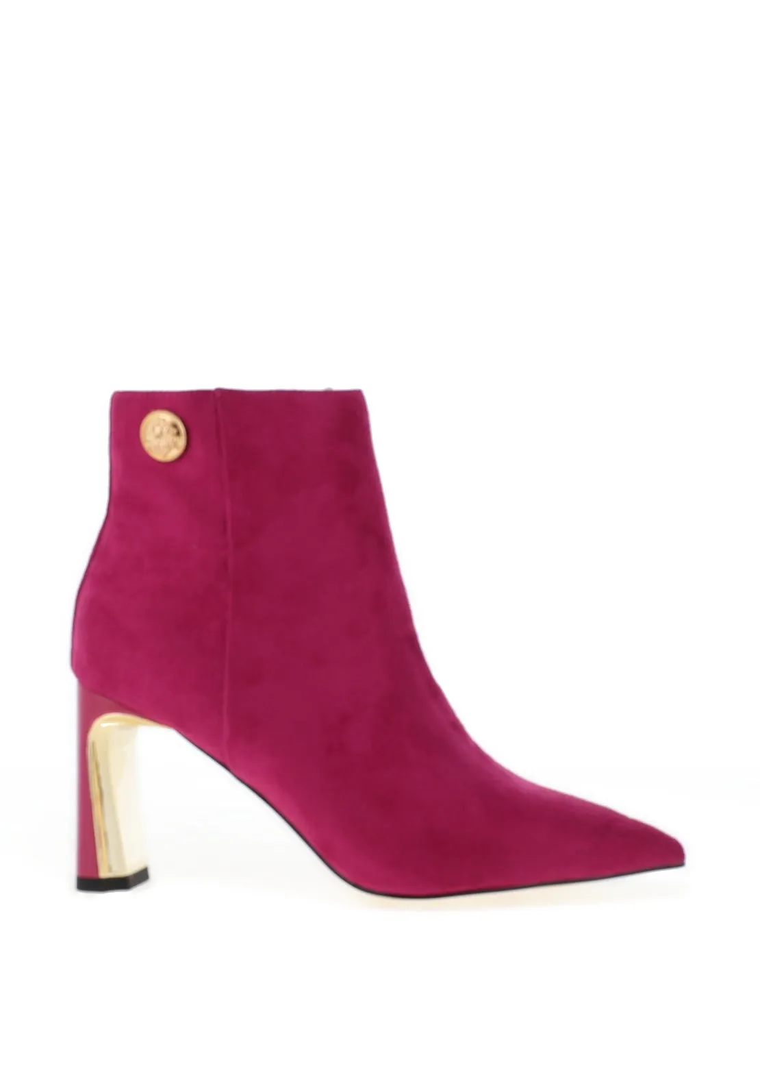 Kate Appleby Charlbury Heeled Ankle Boots, Pink