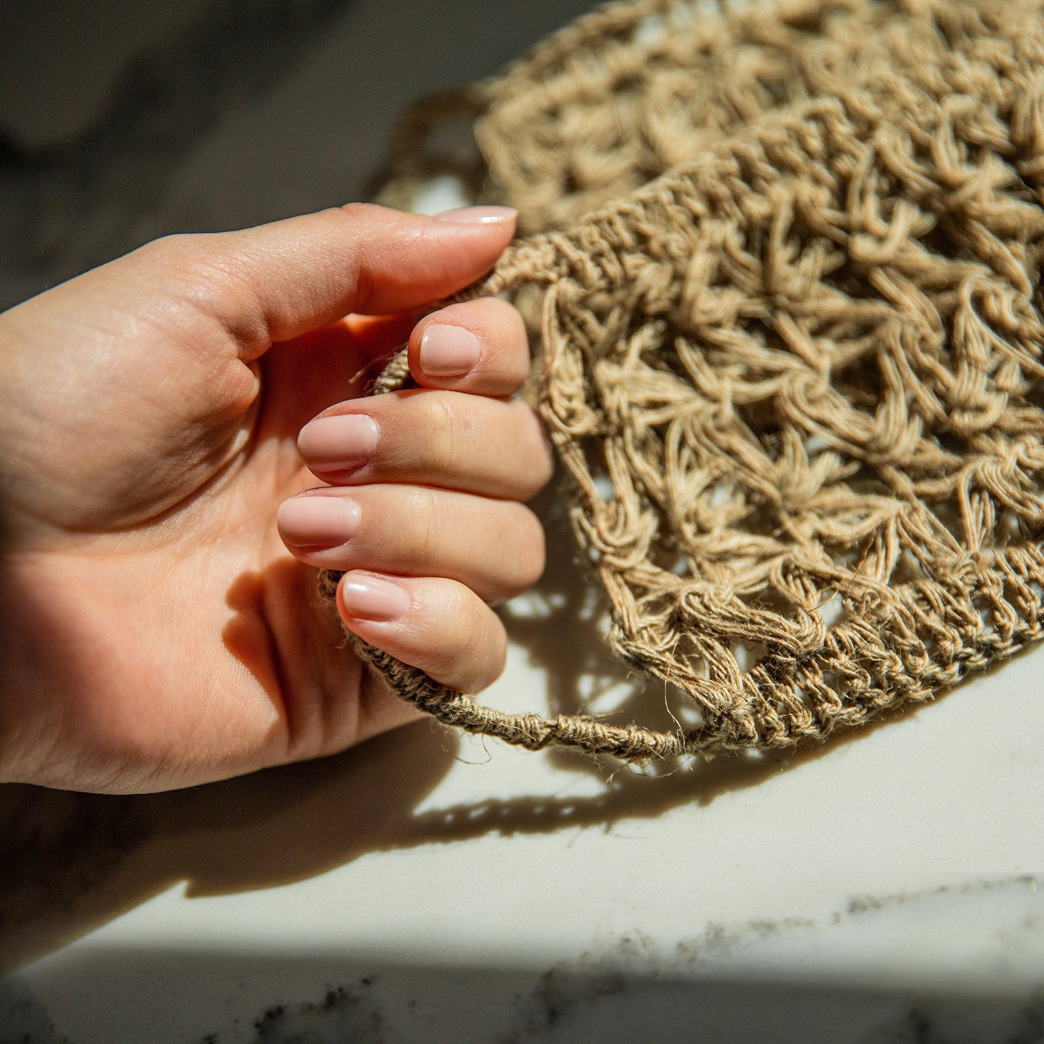 Linen Loofah