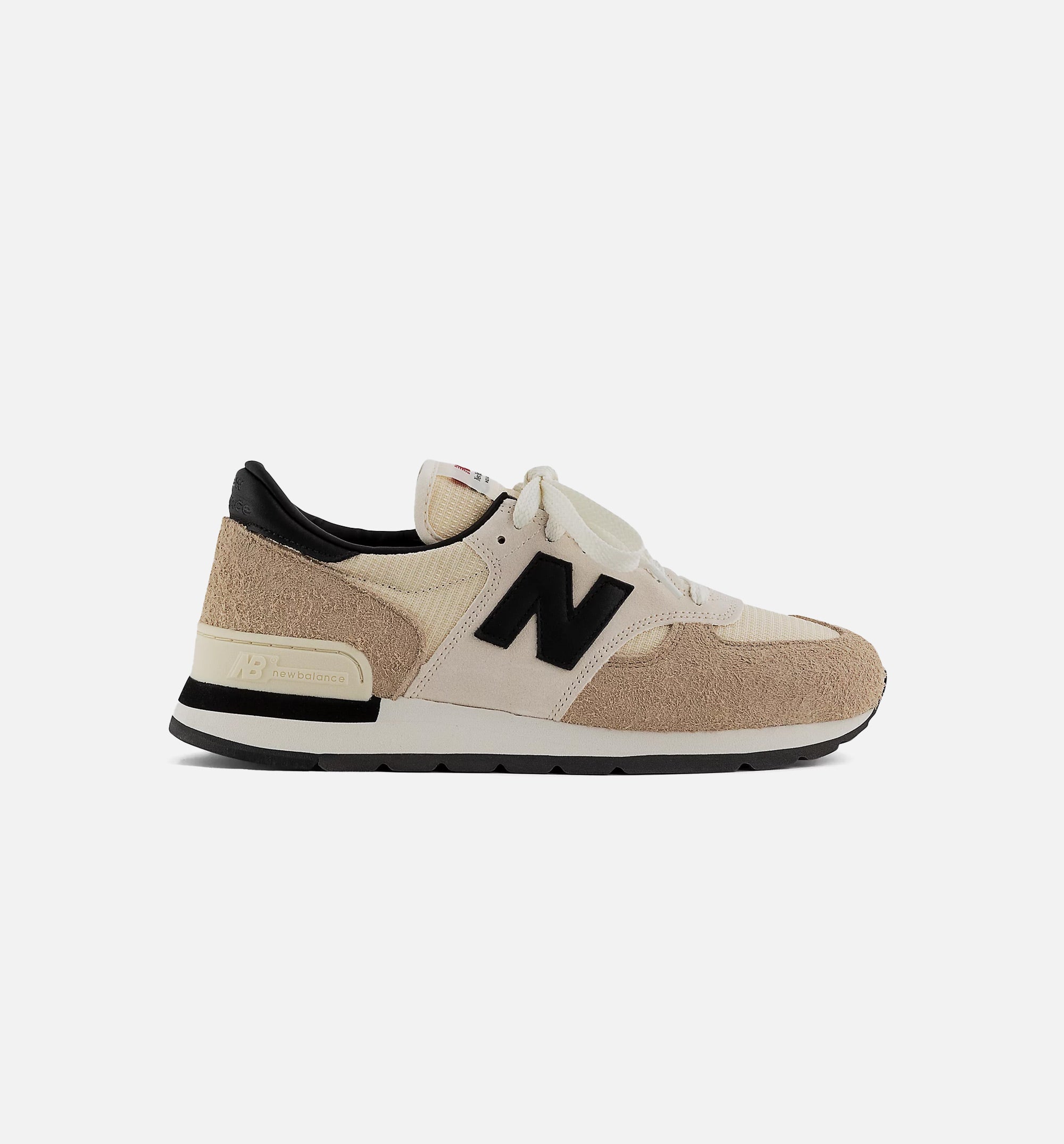 Made in Usa 990v1 Mens Running Shoe - Beige/Black