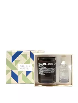 Malin + Goetz  Thats The Spirit Dark Rum Eau De Parfum and Candle Set