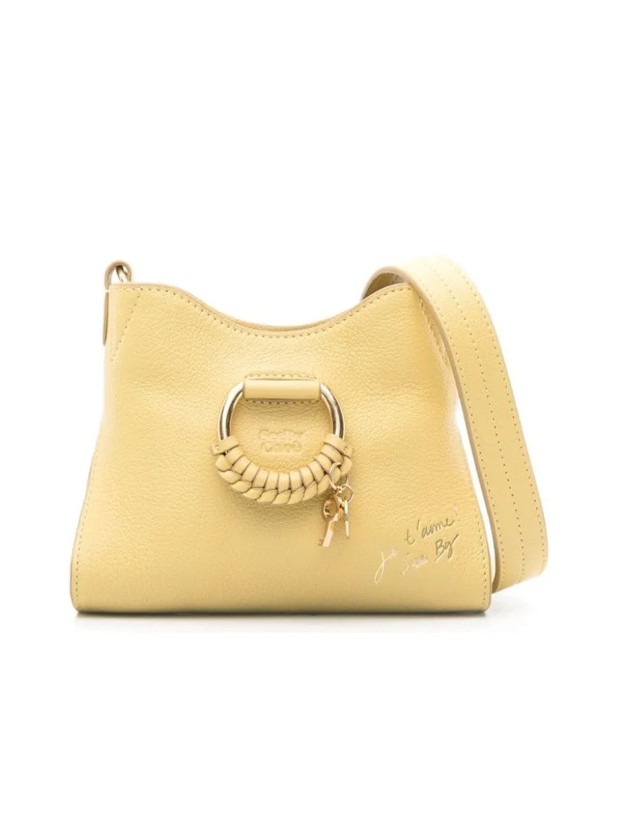 Mara Small Crossbody Bag in Pale Yellow