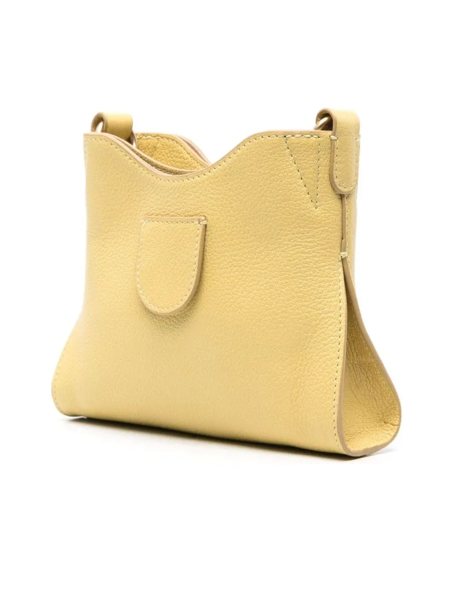 Mara Small Crossbody Bag in Pale Yellow