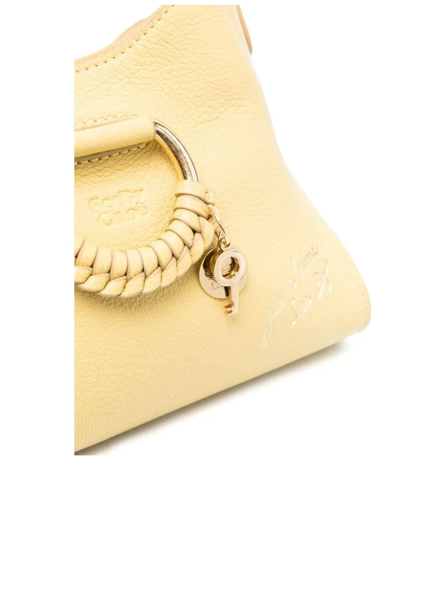 Mara Small Crossbody Bag in Pale Yellow