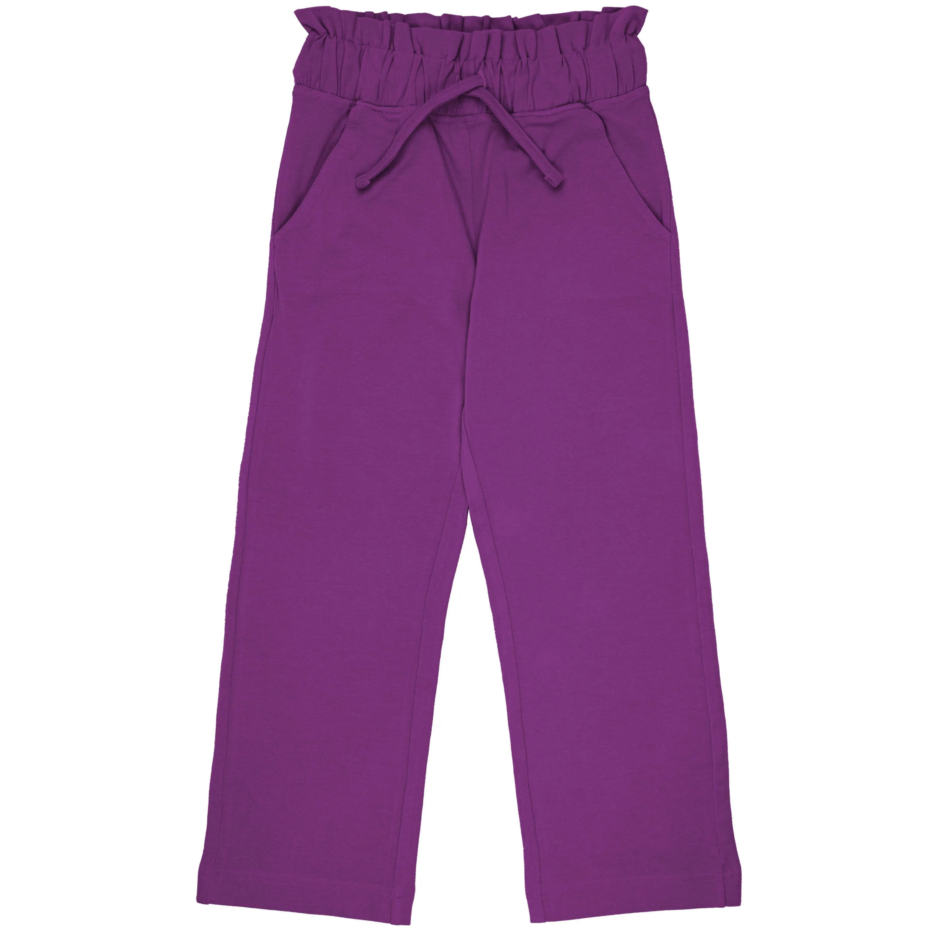 Maxomorra Violet Paper Bag Waist Sweatpants