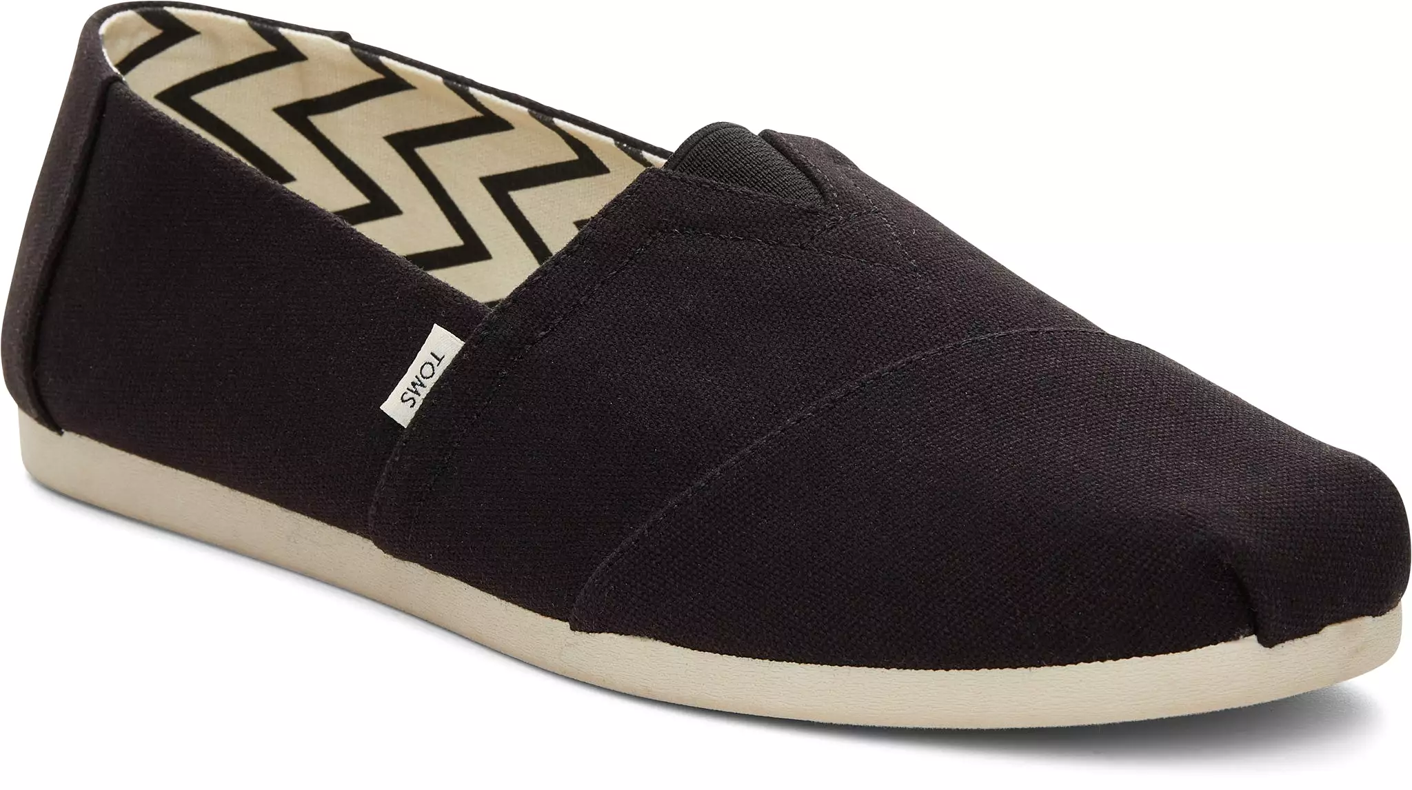 Men's Alpargata Classic - Black Recycled Cotton Canvas