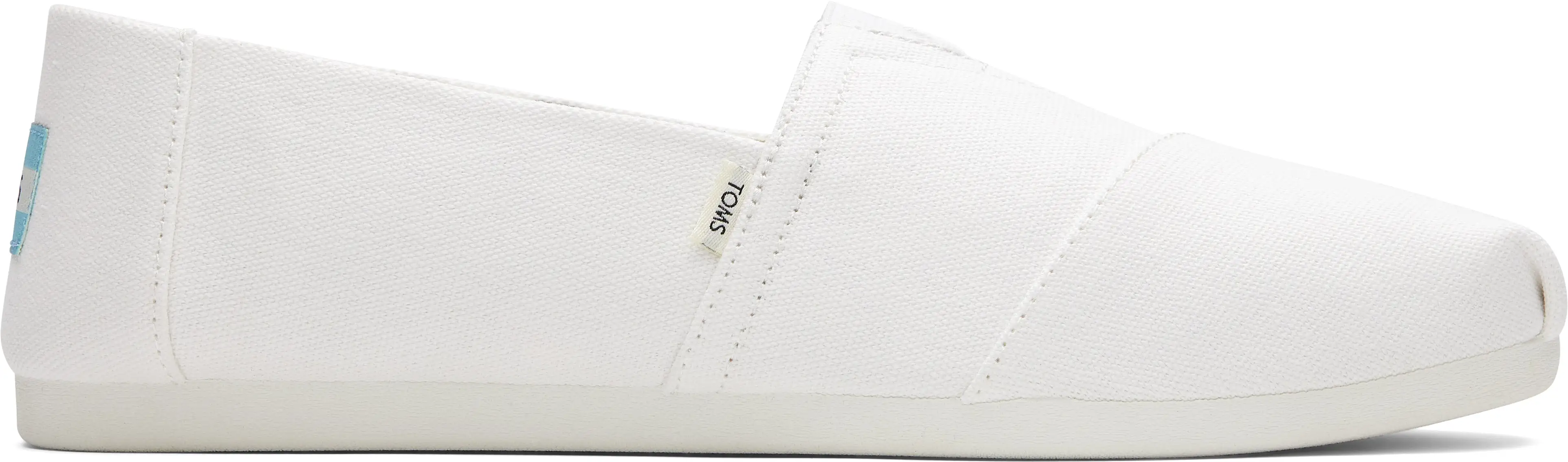 Men's Alpargata Classic - White Recycled Cotton Canvas