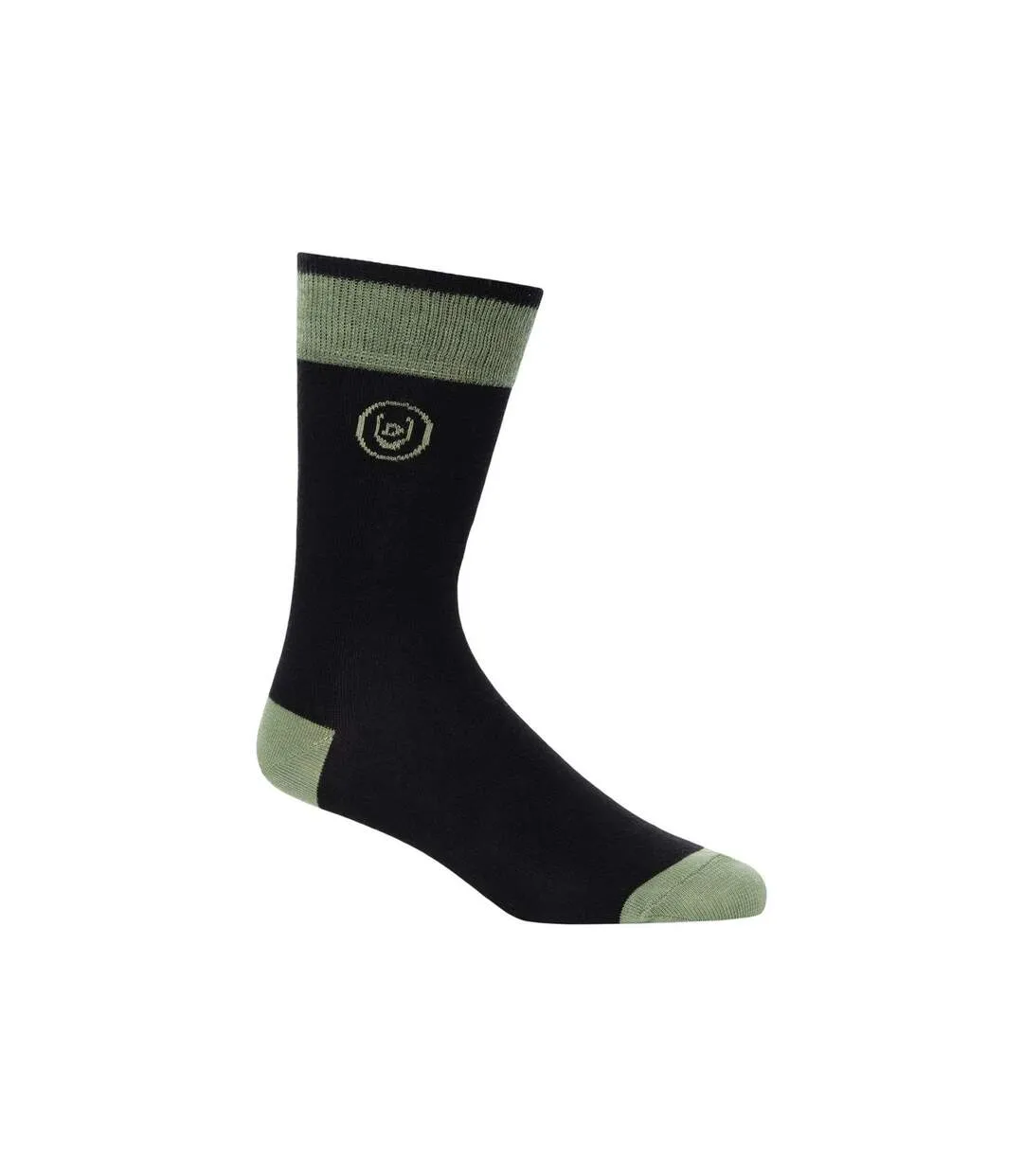 Mens bellion assorted designs socks olive Duck and Cover