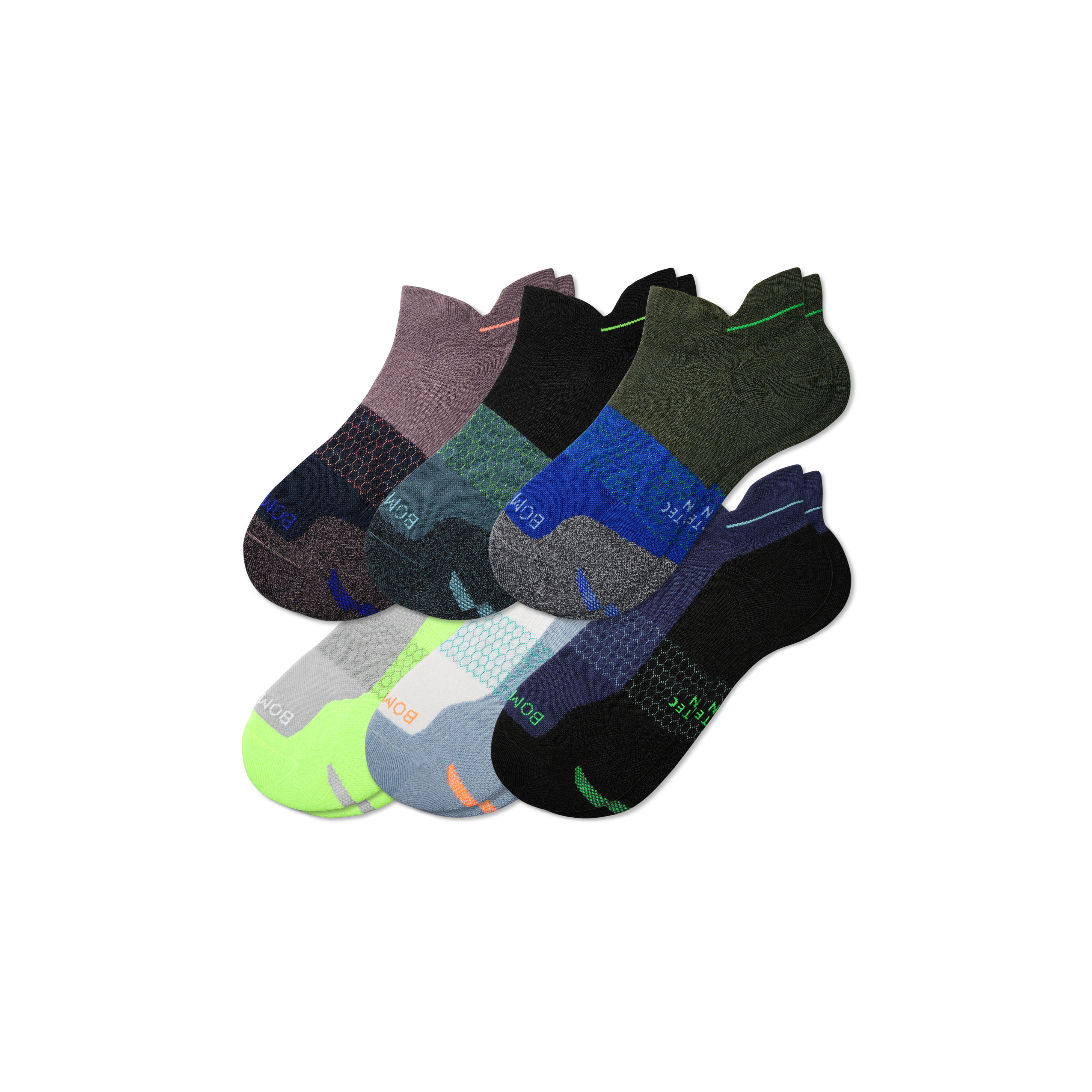 Men's Running Ankle Sock 6-Pack