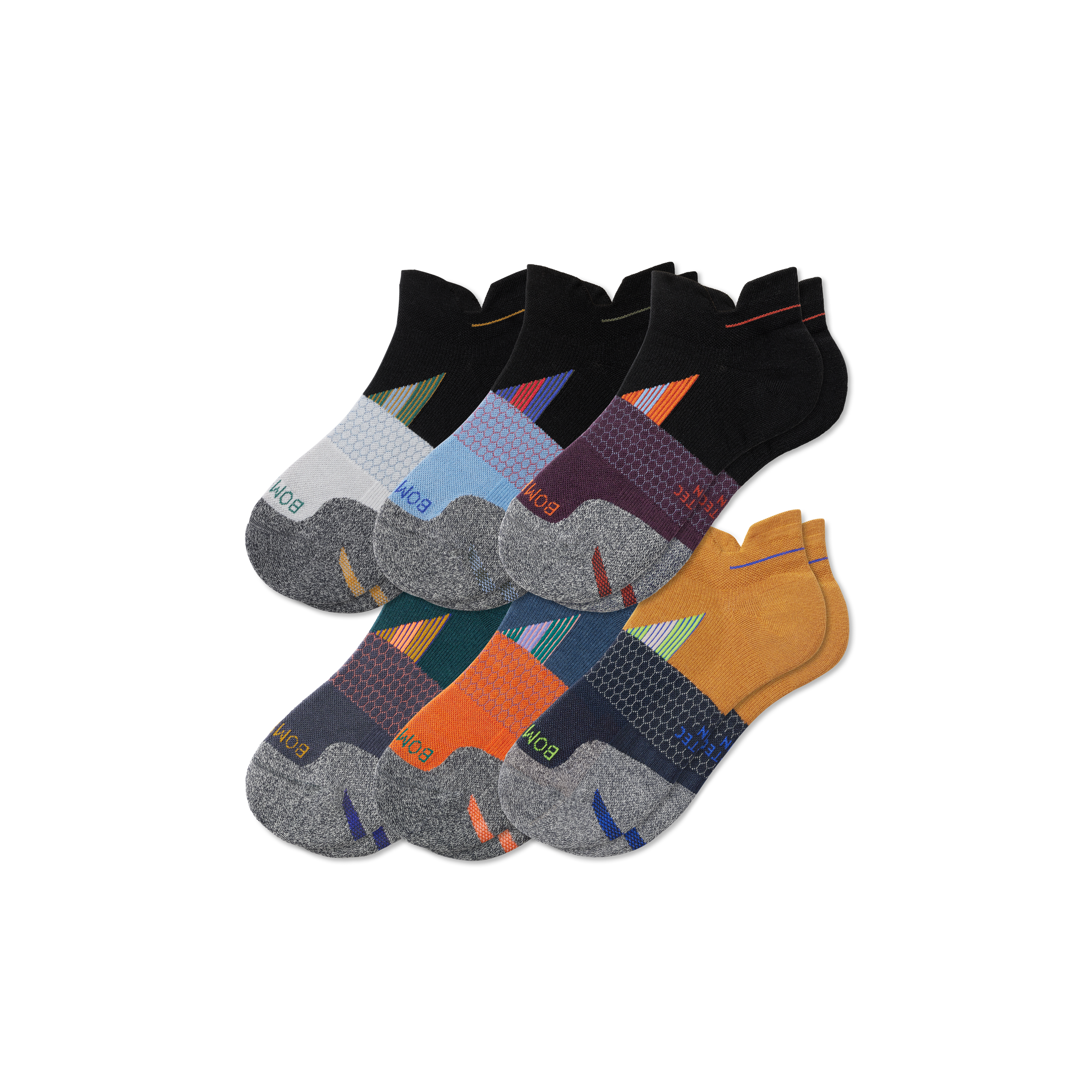 Men's Running Ankle Sock 6-Pack