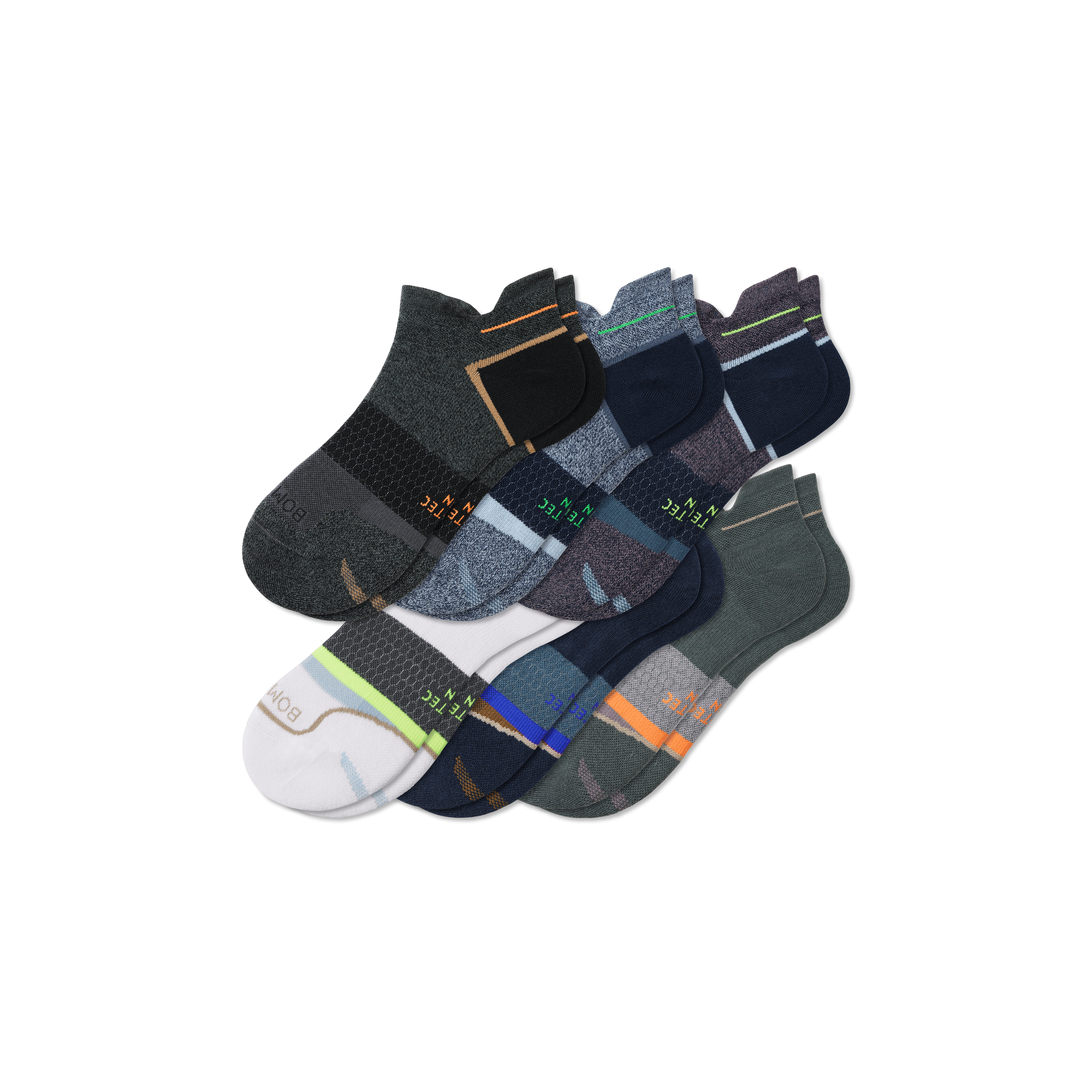 Men's Running Ankle Sock 6-Pack