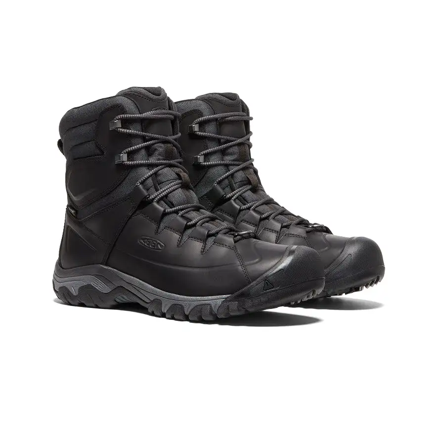 Men's Targhee High Lace Waterproof Boot  |  Black/Raven