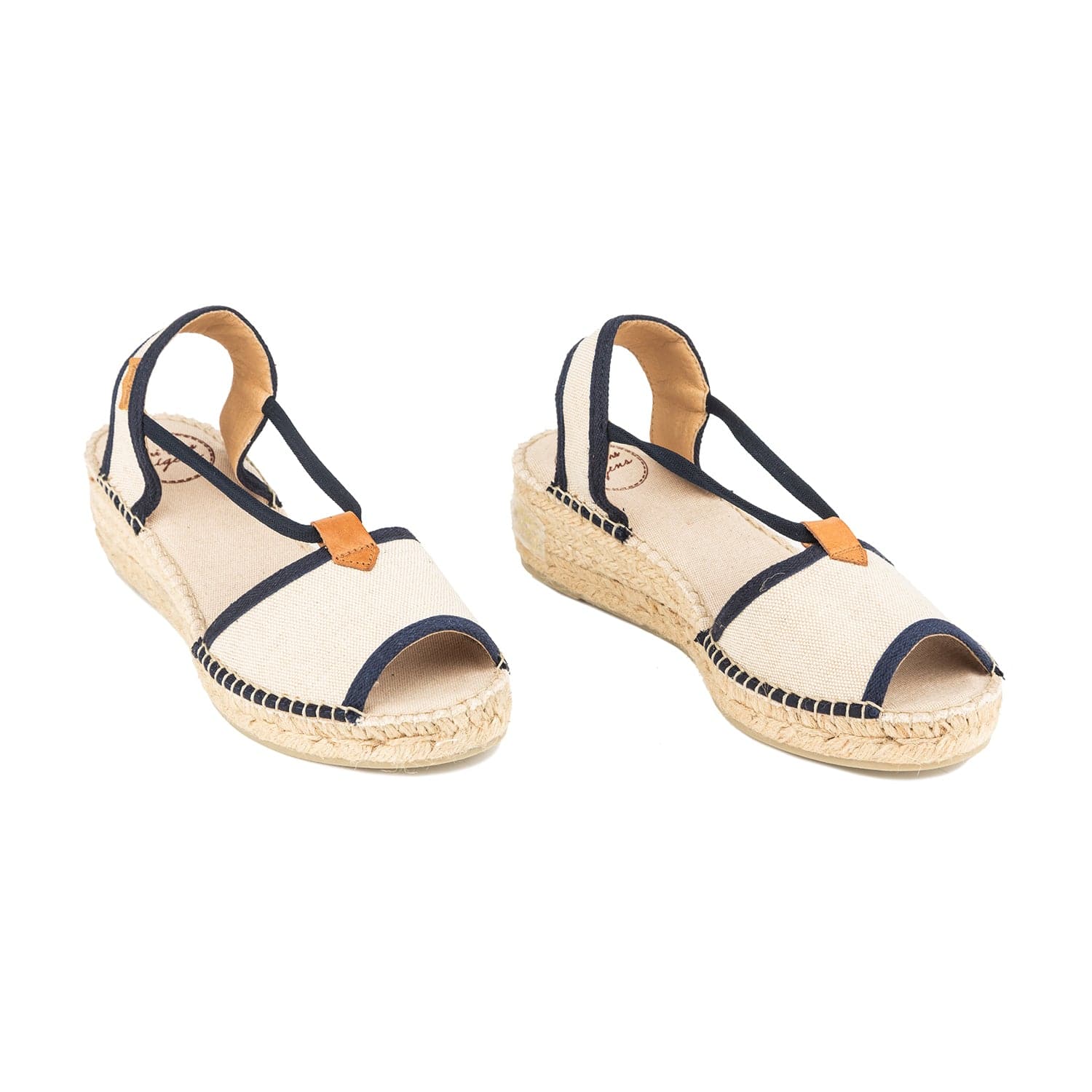 Multicolor Canvas Wedge Espadrille for Women - Briana