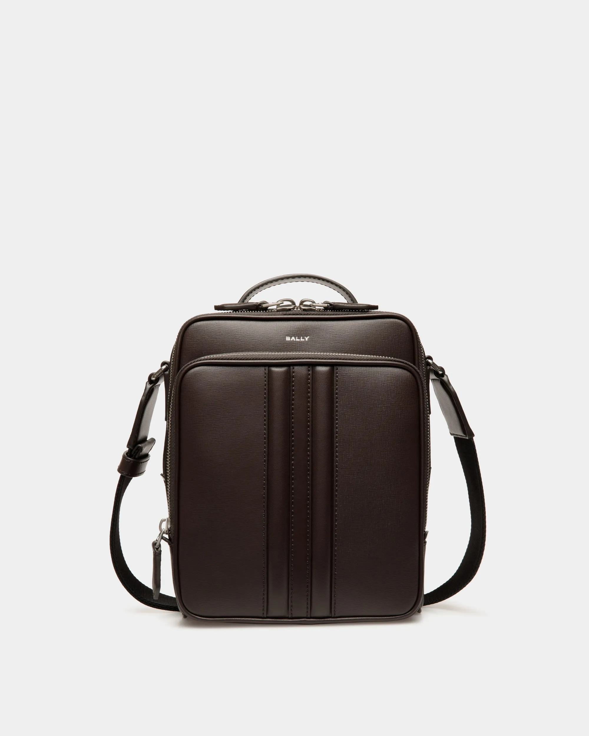 Mythos Crossbody Bag in Ebano Recycled Leather