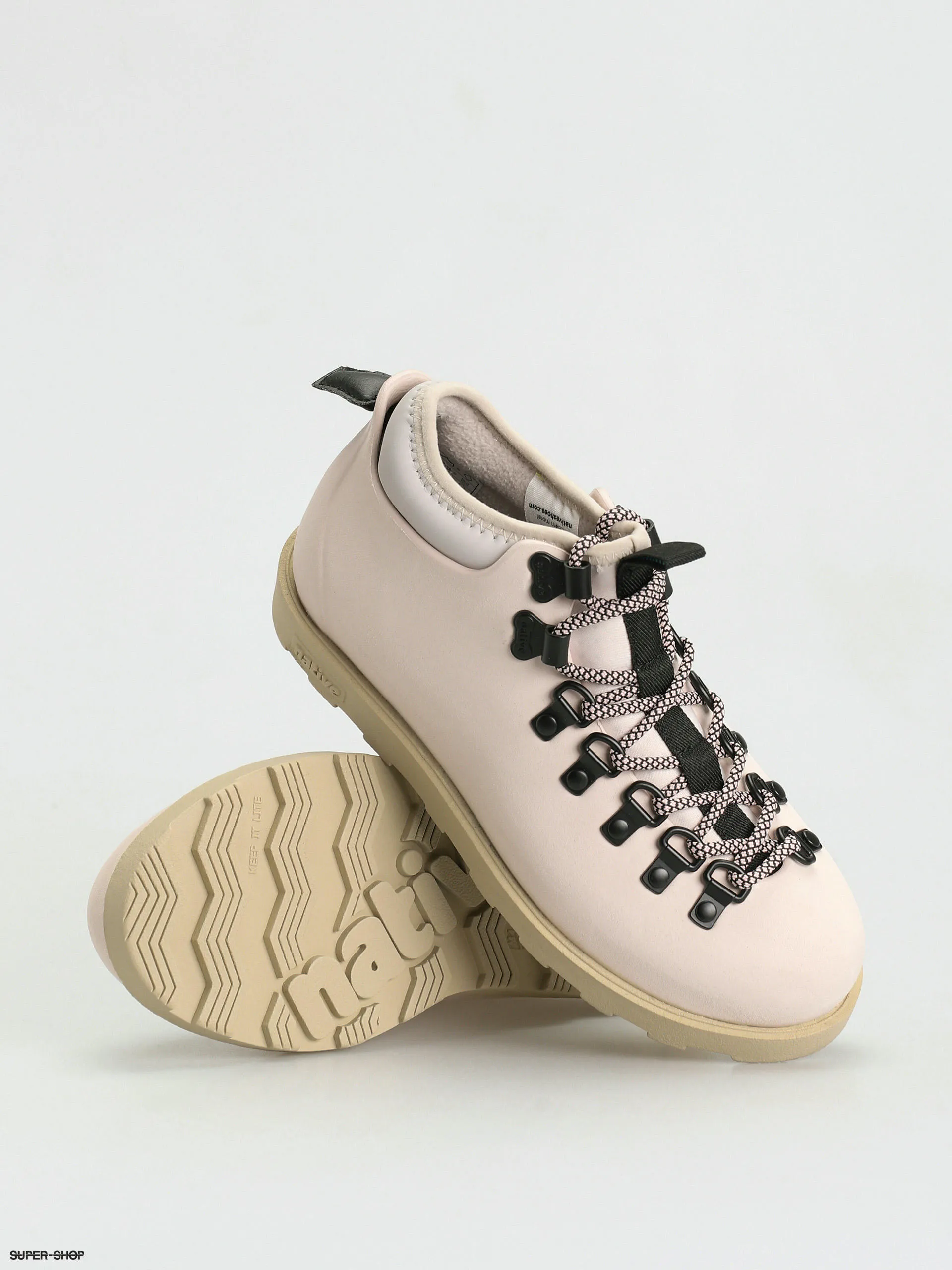 Native Fitzsimmons Citylite Winter shoes (rock salt pink/soy beige/tundra grey/dust pink laces)