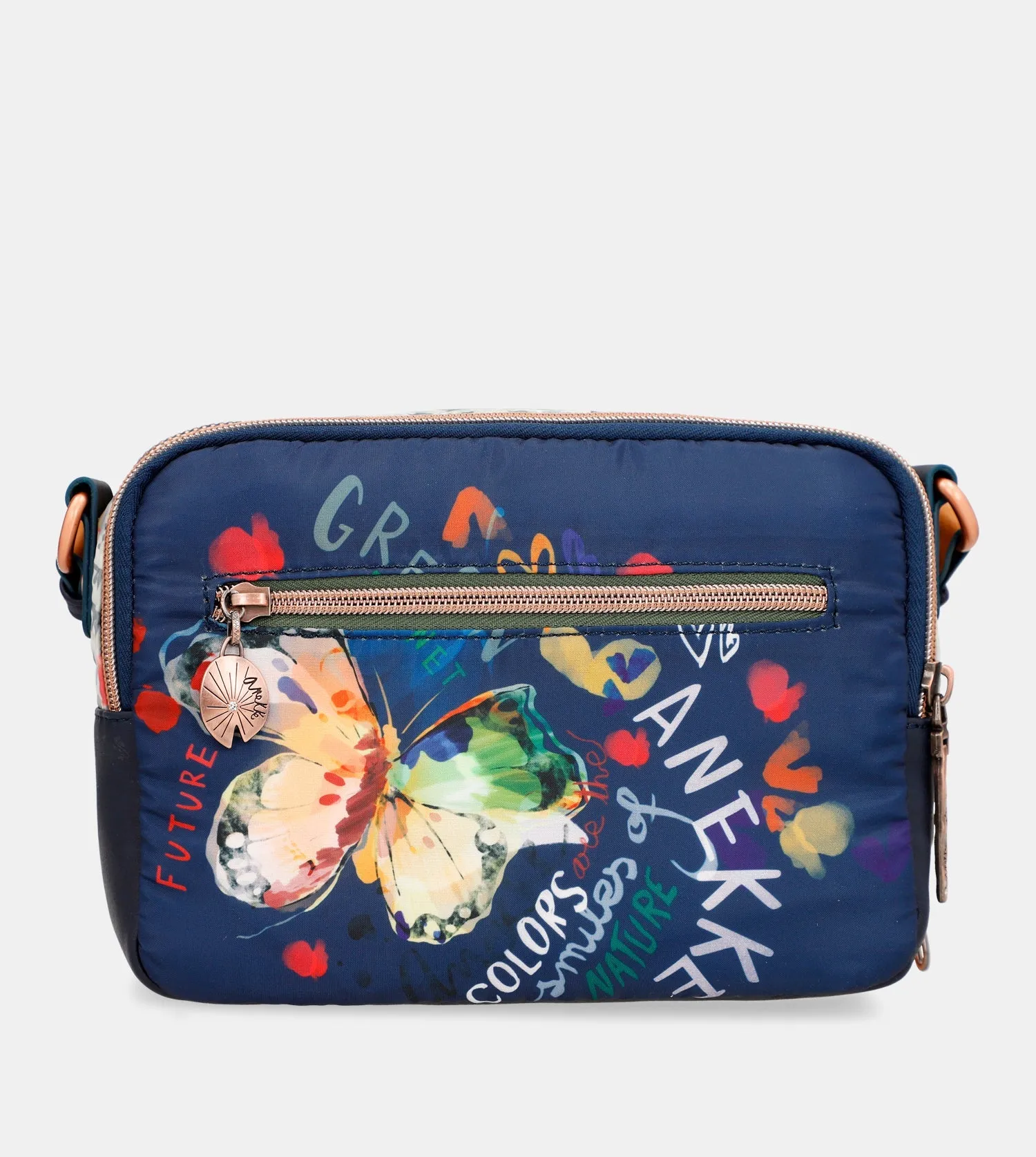 Nature Pachamama navy blue crossbody bag anekke