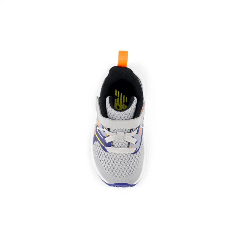 New Balance Infant Youth Boys Rave Run V2 Bungee Lace with Top Strap Shoe - ITRAVGN2 (X-Wide)