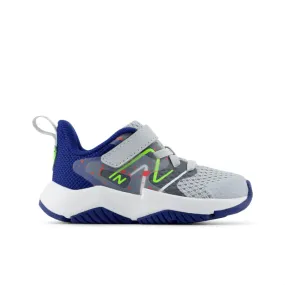 New Balance Infant Youth Boys Rave Run V2 Bungee Lace with Top Strap Shoe - ITRAVKG2 (X-Wide)