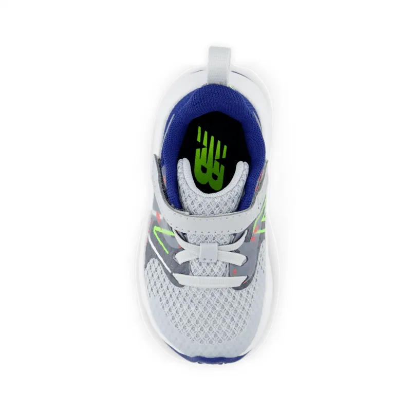 New Balance Infant Youth Boys Rave Run V2 Bungee Lace with Top Strap Shoe - ITRAVKG2 (X-Wide)