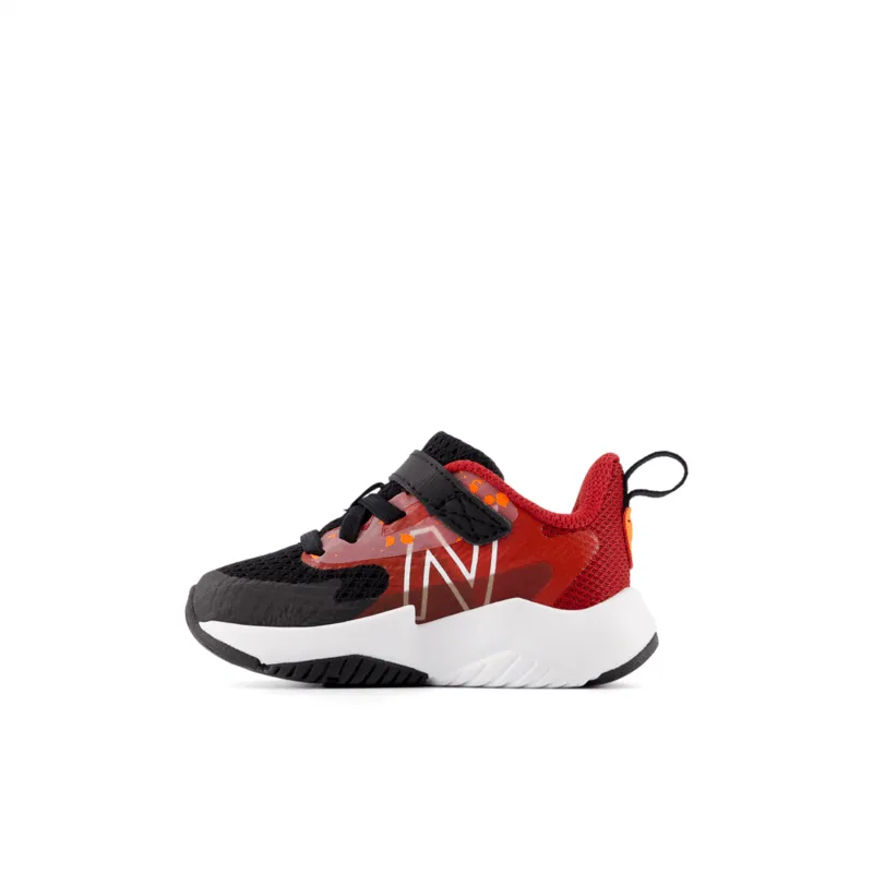 New Balance Infant Youth Boys Rave Run V2 Bungee Lace with Top Strap Shoe - ITRAVWB2 (Wide)