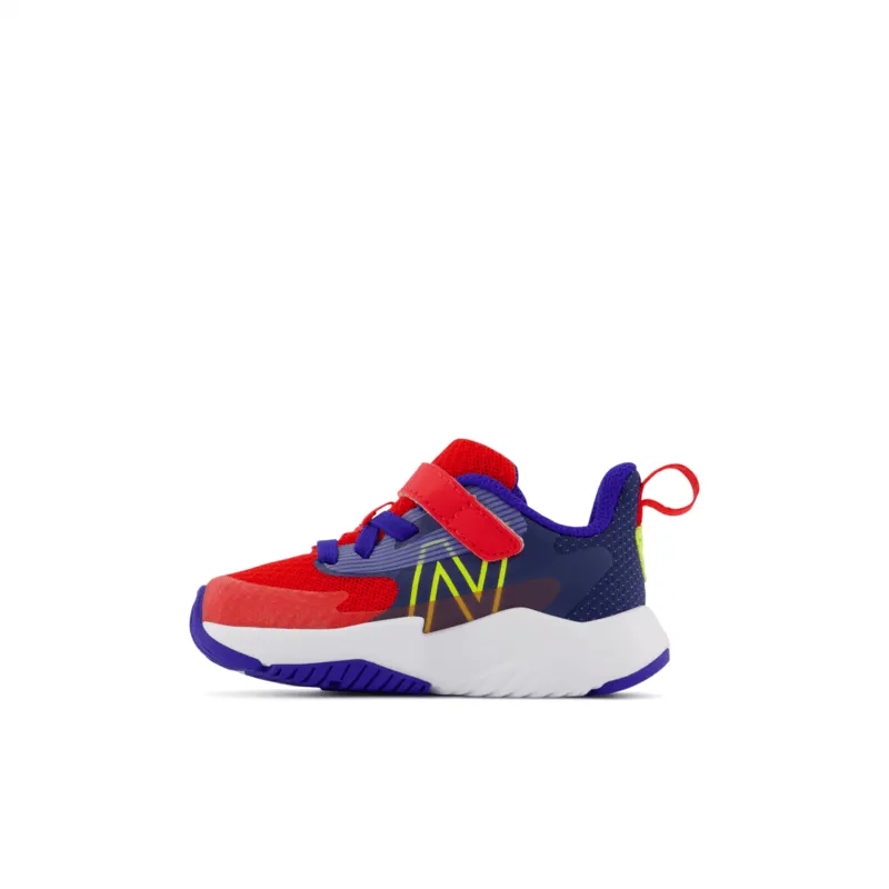 New Balance Infant Youth Boys Rave Run V2 Bungee Lace with Top Strap Shoe - ITRAVWR2