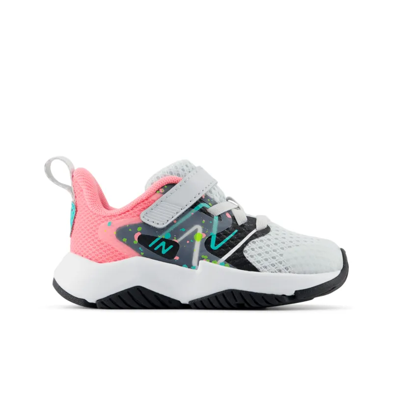 New Balance Infant Youth Rave Run V2 Bungee Lace with Top Strap Shoe - ITRAVKP2 (Wide)