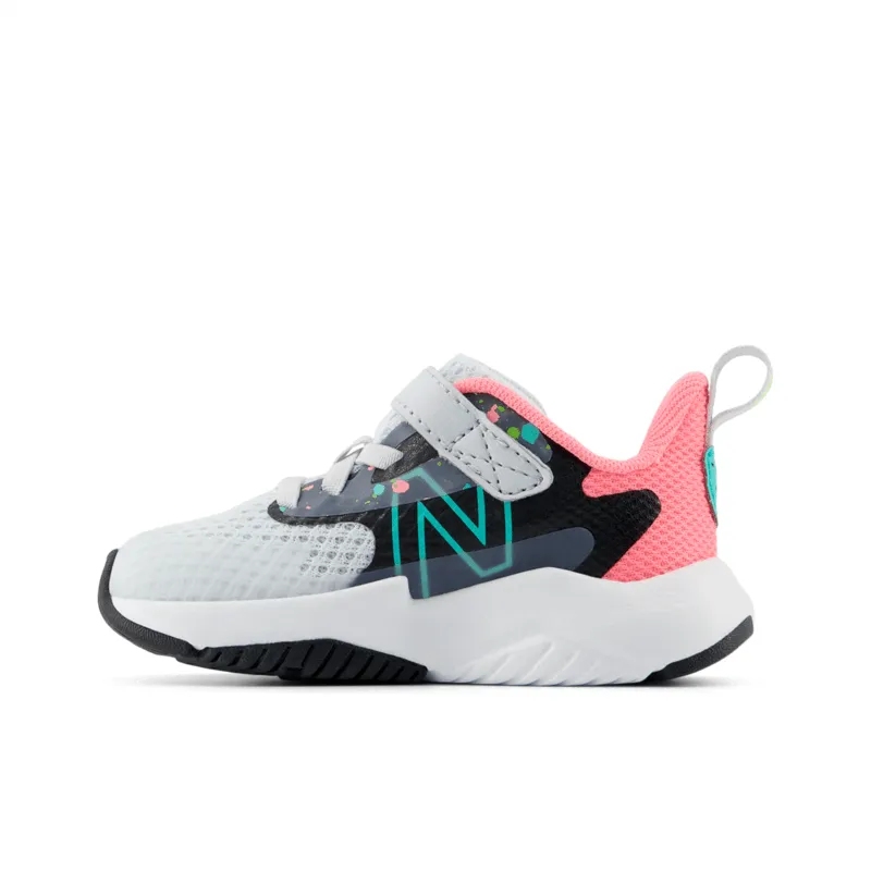 New Balance Infant Youth Rave Run V2 Bungee Lace with Top Strap Shoe - ITRAVKP2 (Wide)