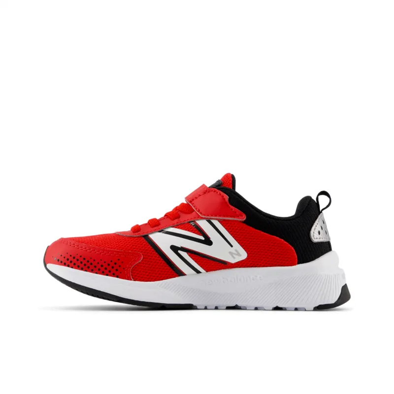 New Balance Youth Dynasoft 545 Bungee Lace with Top Strap Running Shoe - PT545BR1 (Wide)