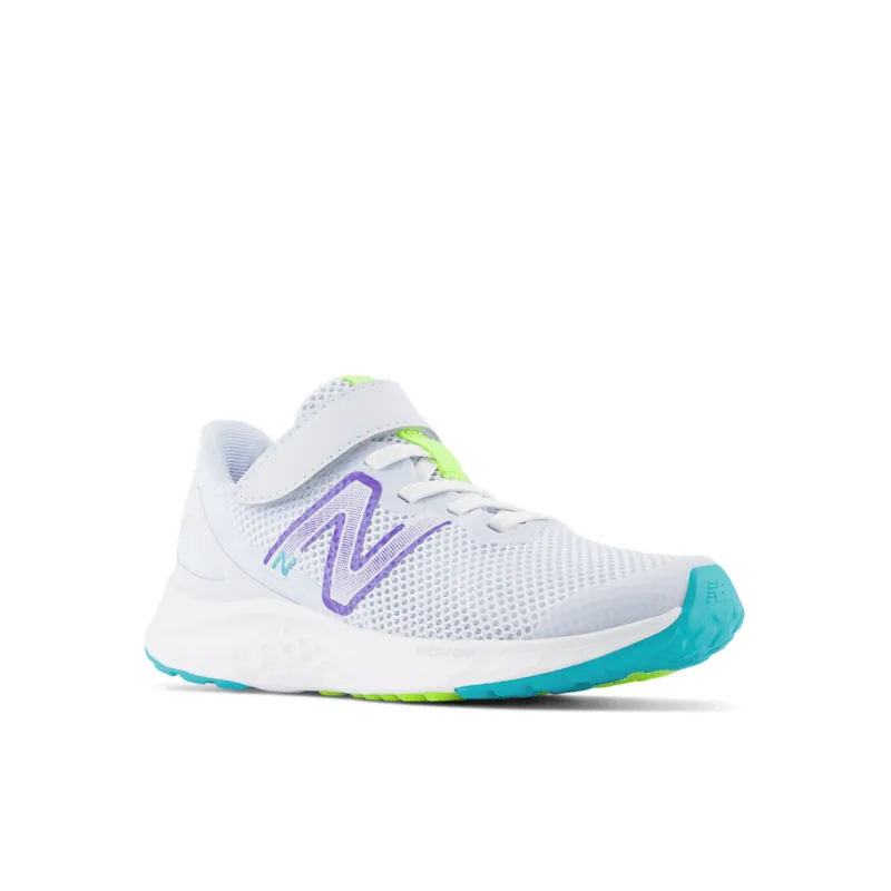 New Balance Youth Fresh Foam Arishi V4 Bungee Lace with Top Strap Shoe - PAARIIE4 (X-Wide)