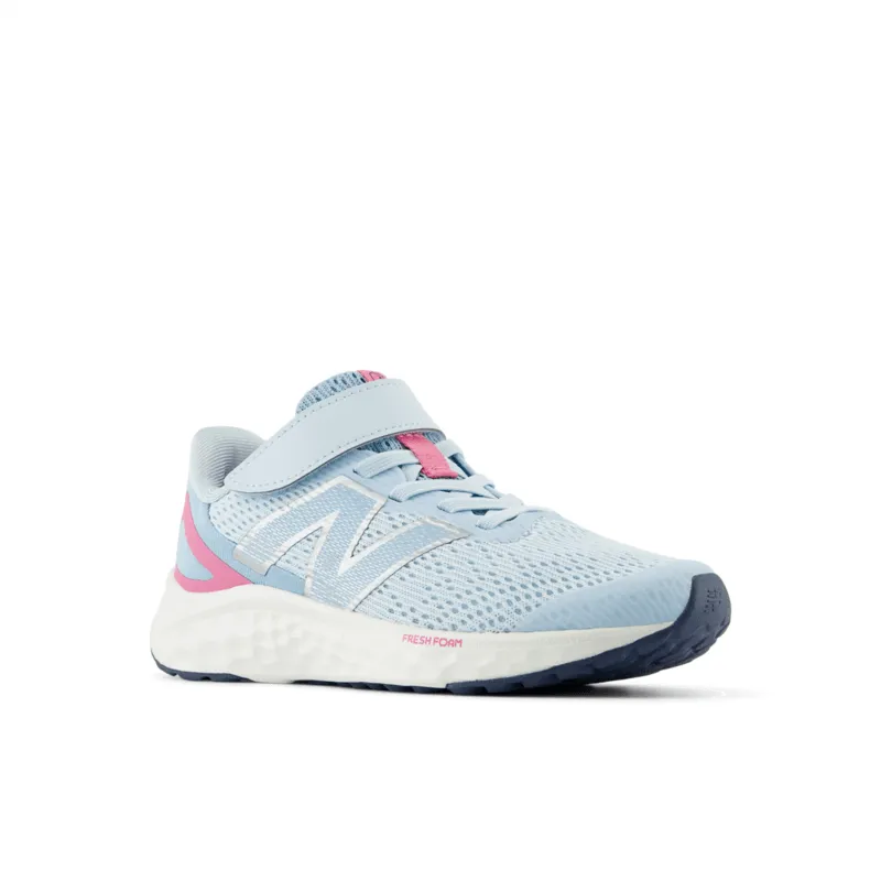 New Balance Youth Girls Fresh Foam Arishi V4 Bungee Lace with Top Strap Shoe - PAARIYB4