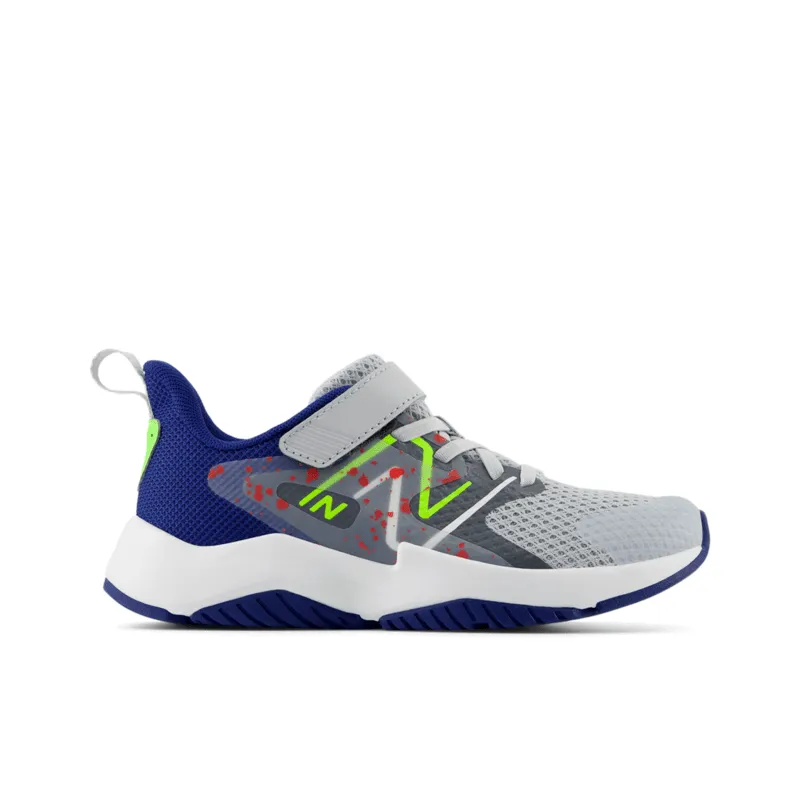 New Balance Youth Rave Run V2 Bungee Lace with Top Strap Shoe - YTRAVKG2 (Wide)