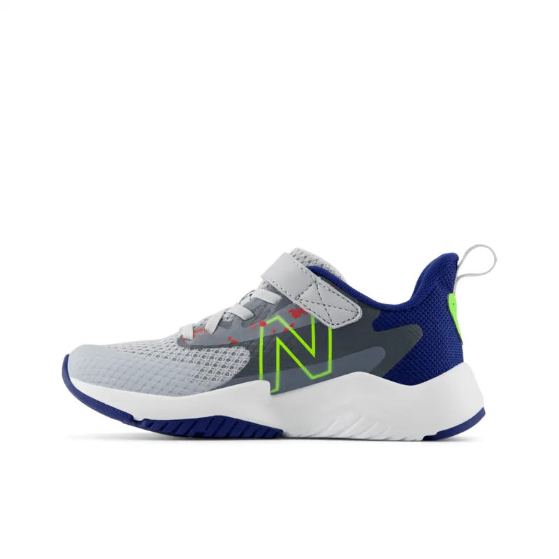 New Balance Youth Rave Run V2 Bungee Lace with Top Strap Shoe - YTRAVKG2 (Wide)