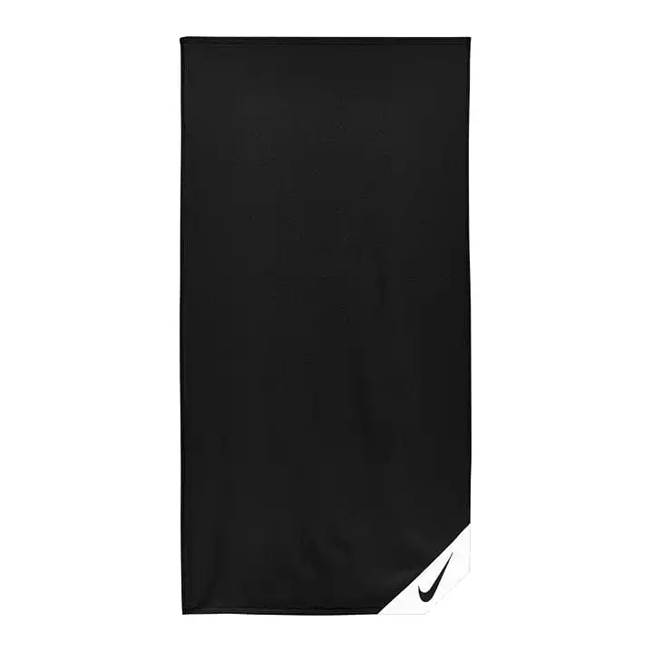 NIKE COOLING BLACK GYM TOWEL (SMALL)