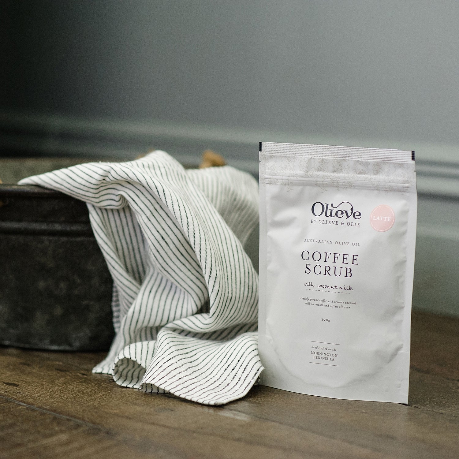 Olieve and Olie Latte Coffee Scrub