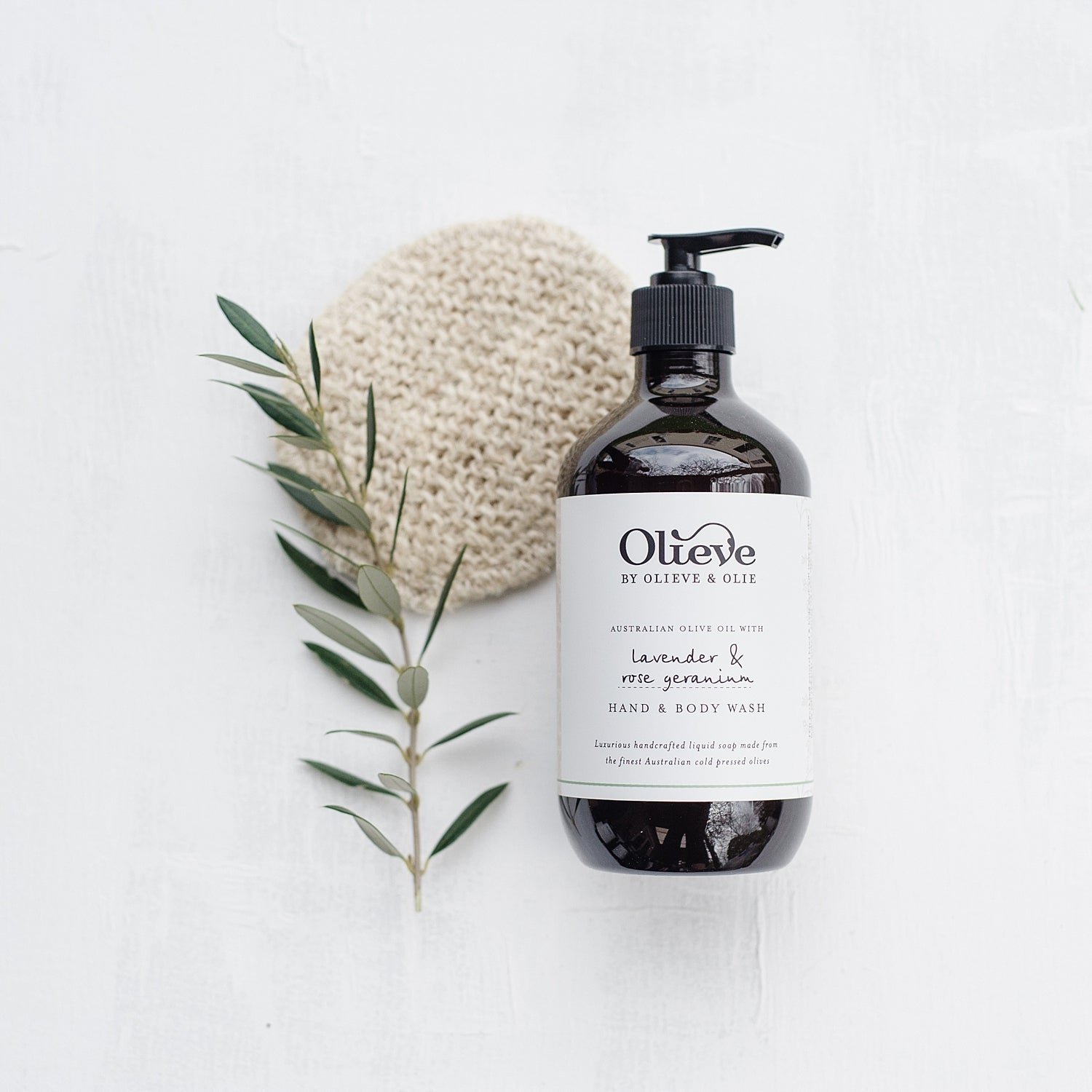 Olieve and Olie Organic Wild Lavender and Orange Geranium Hand and Body Wash