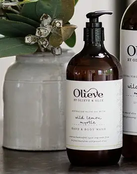 Olieve and Olie Organic Wild Lemon Myrtle Hand and Body Wash