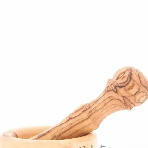 Olive Wood Mortar and Pestle