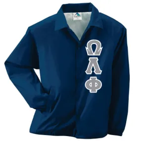 Omega Lambda Phi Coach Jacket - 3100 - TWILL