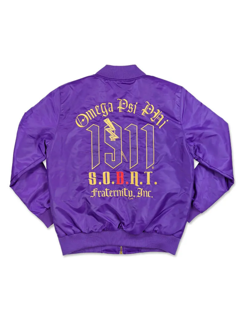 Omega Psi Phi-Bomber Jacket