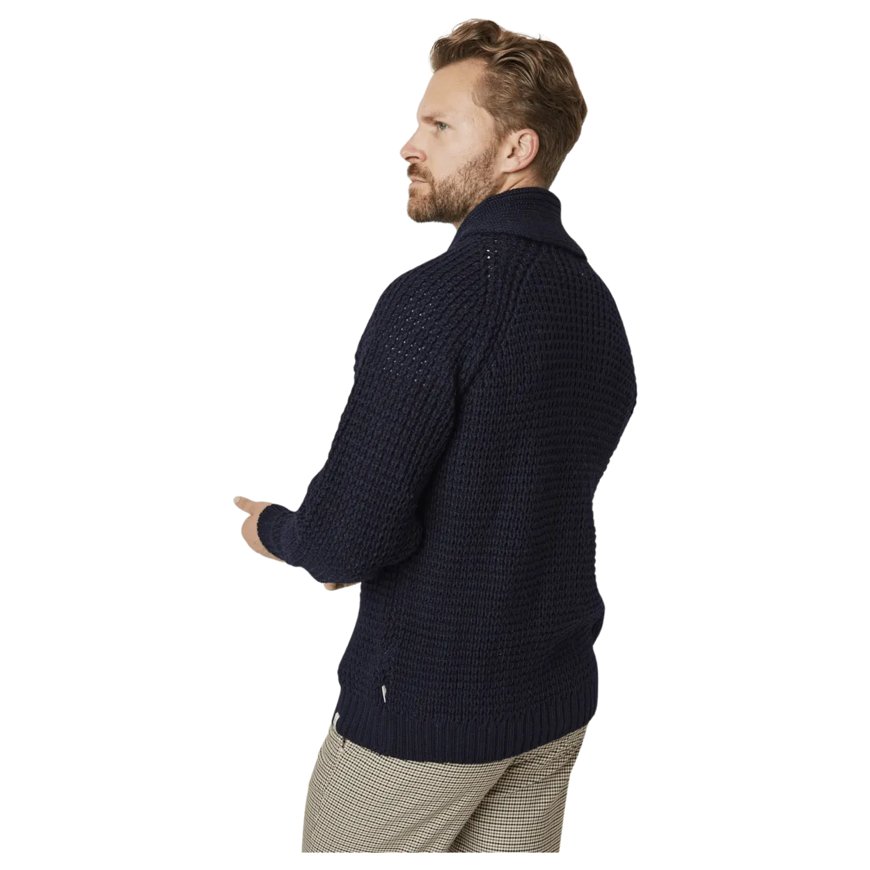 Peregrine Waffle Shawl Cardigan