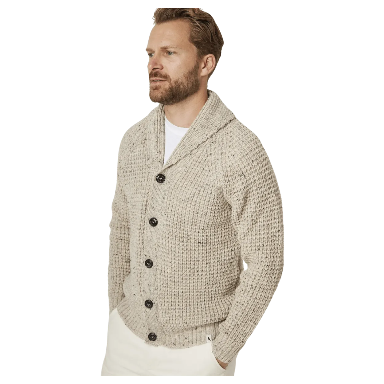 Peregrine Waffle Shawl Cardigan