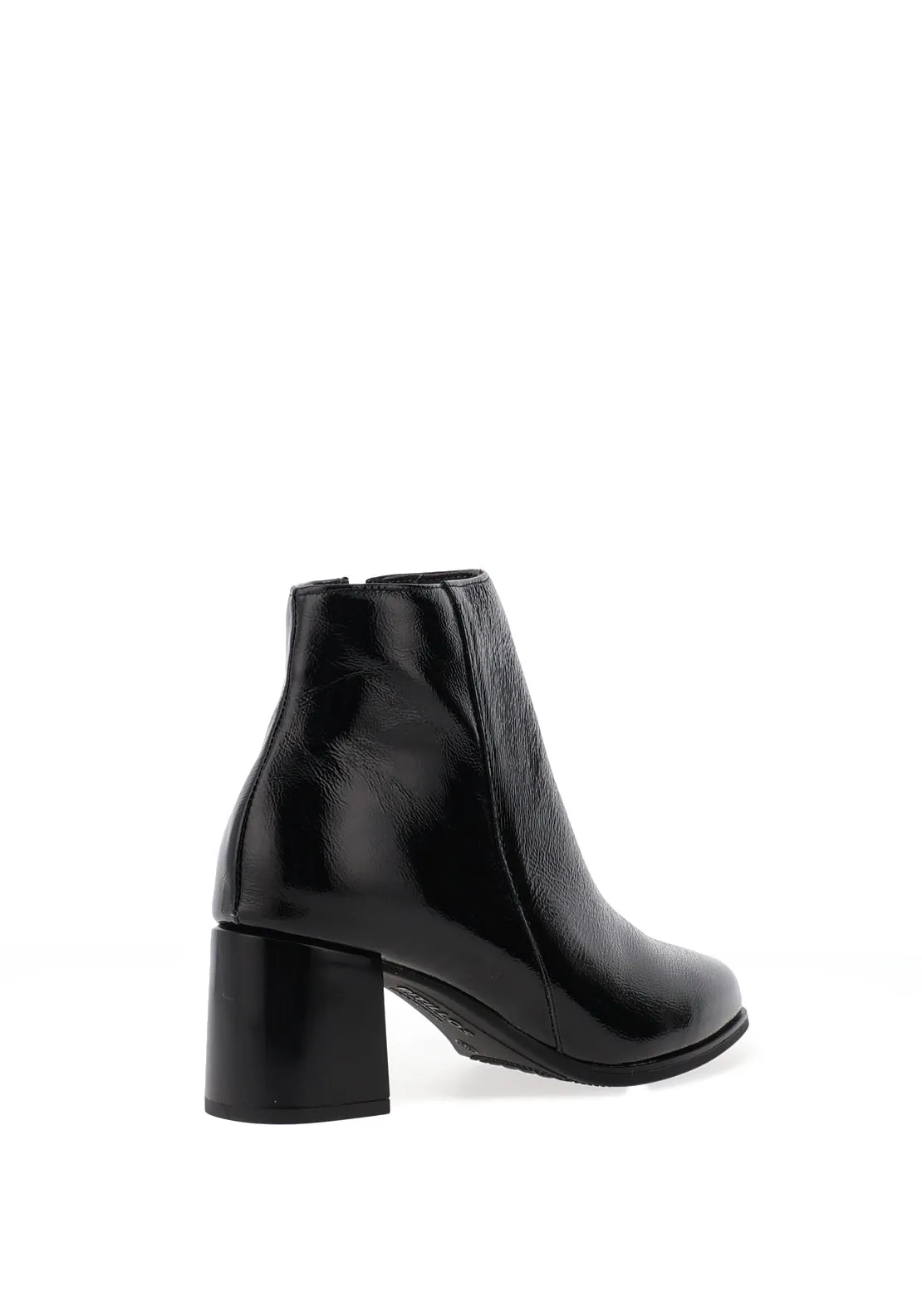 Pitillos Shimmer Heeled Ankle Boots, Black