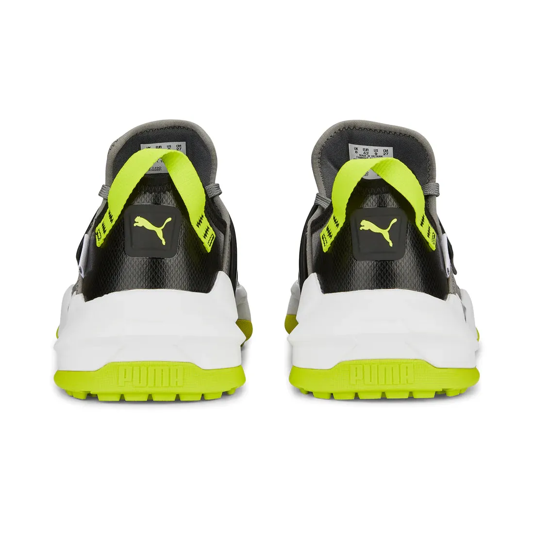 Puma GS One Golf Shoe Quiet Shade-Black-Lime Smash 195405 06