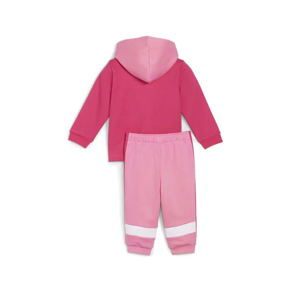 PUMA INFANTS PINK MINICATS COLORBLOCK FLC SET