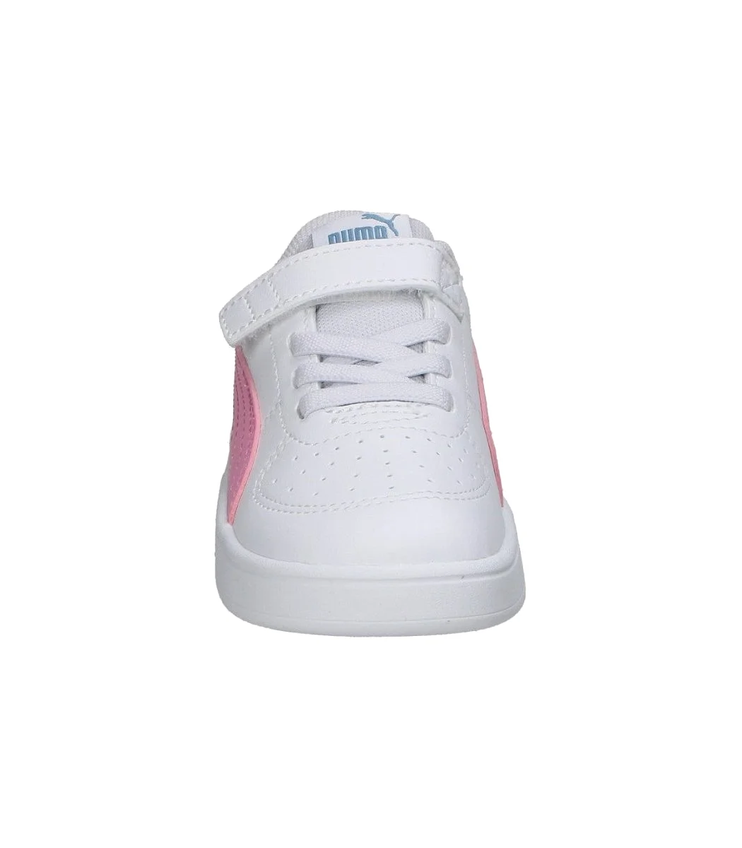 PUMA KIDS RICKIE WHITE/PINK SHOES