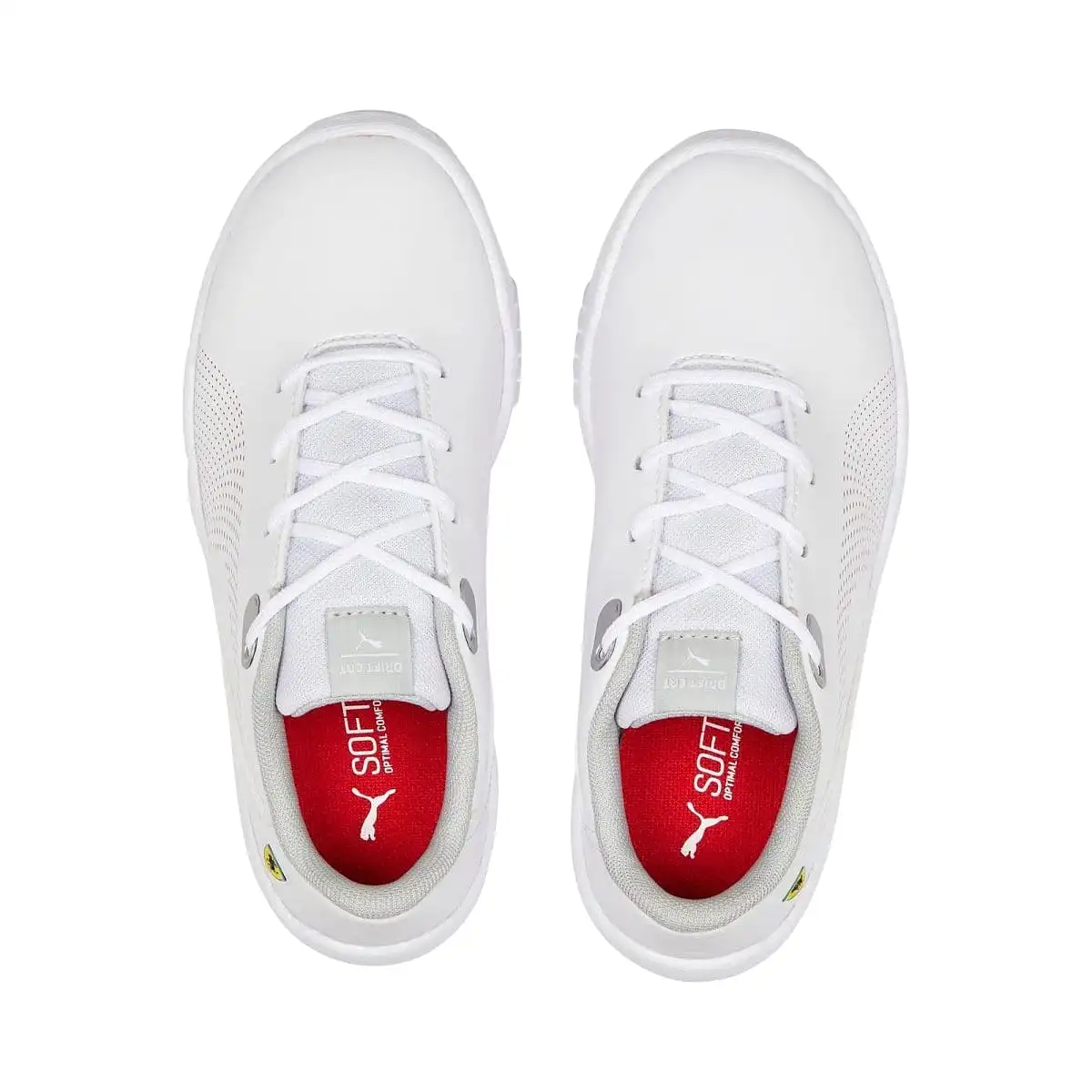 PUMA KIDS SCUDERIA FERRARI DRIFT CAT DECIMA MOTORSPORT WHITE SHOES