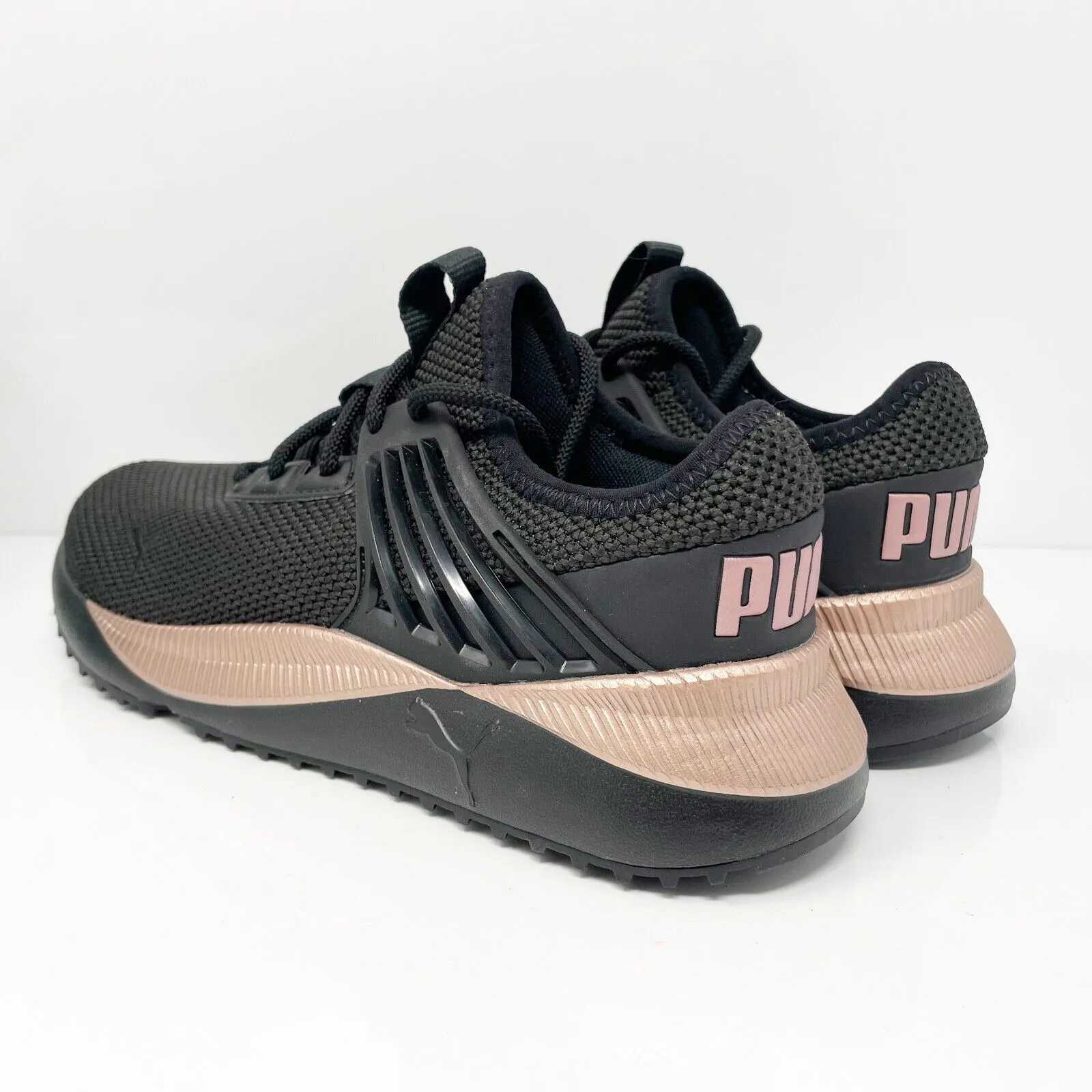 Puma Womens Pacer Future Lux 380606-01 Black Running Shoes Sneakers Size 8.5