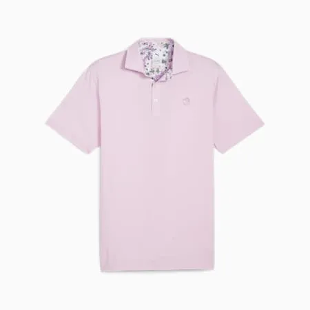 PUMA x Arnold Palmer Floral Trim Men's Polo | Pale Pink | PUMA Shoes | PUMA 