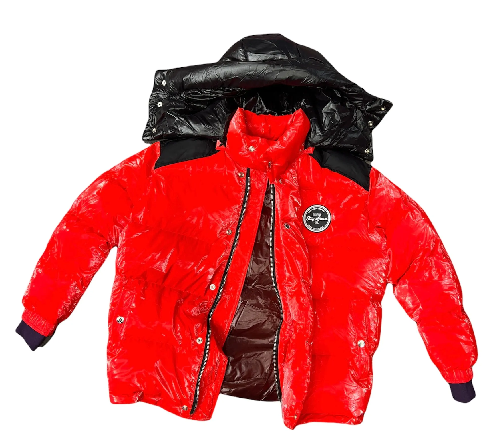 Red Signature Bubble Coat