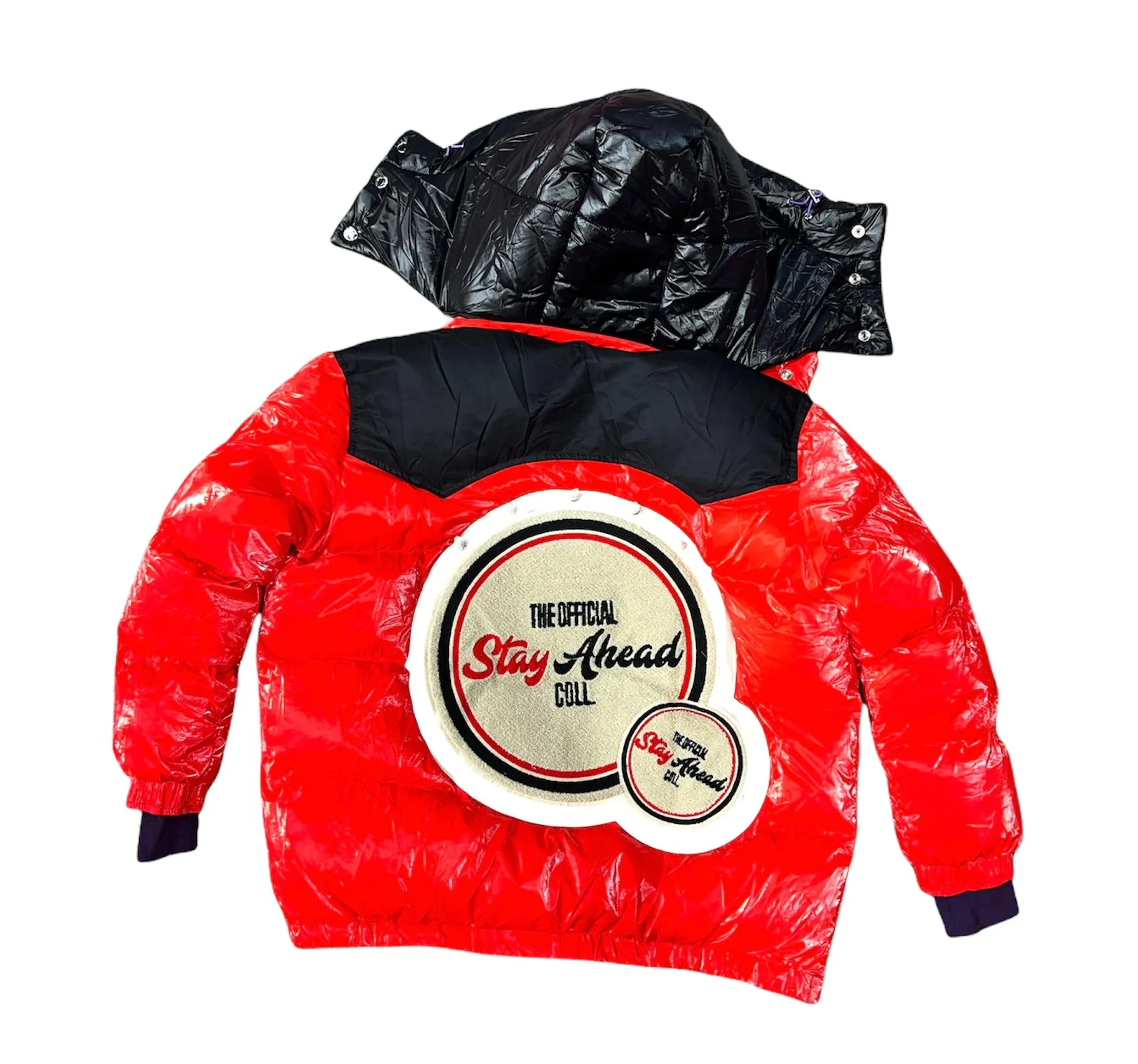 Red Signature Bubble Coat