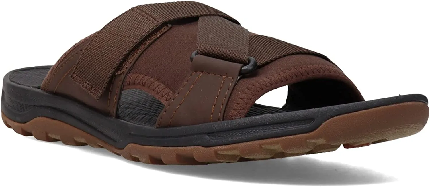 Rockport Mens Trail Technique Hook and Loop Slide Sandals